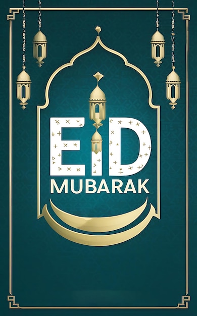 Progettazione del poster di EID MUBARAK