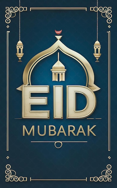 Progettazione del poster di EID MUBARAK