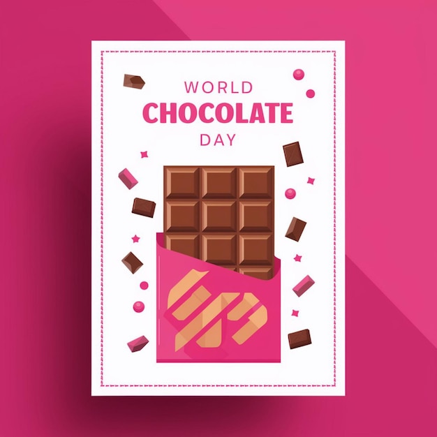Progettazione del poster per la celebrazione della Giornata Mondiale del Cioccolato