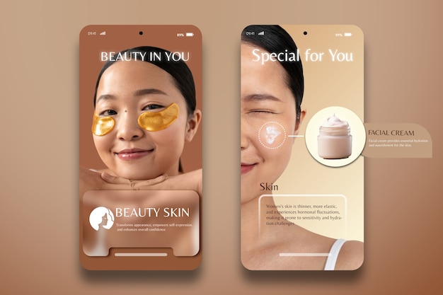 Progettazione di app di interazione per la bellezza phygital