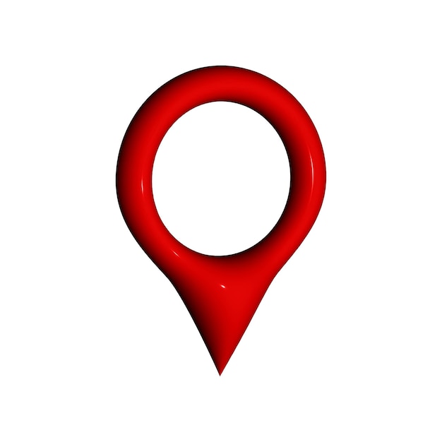 Progettazione di icone di mappe di localizzazione 3d