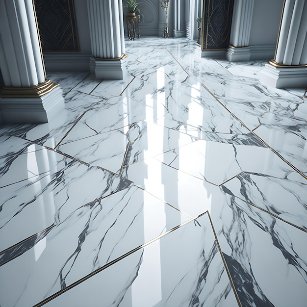 Progettazione di piastrelle e pavimenti in marmo