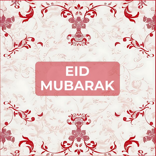 Progettazione di sfondo di EID MUBARAK o progettazione di post sui social media