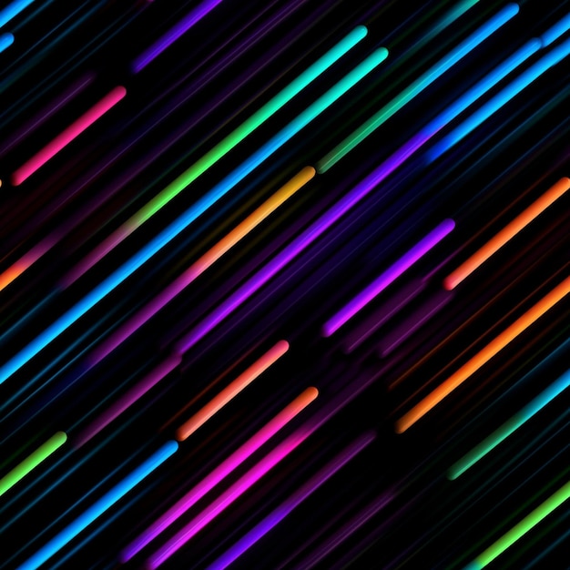 progettazione di sfondo di luci al neon vettoriale astratta