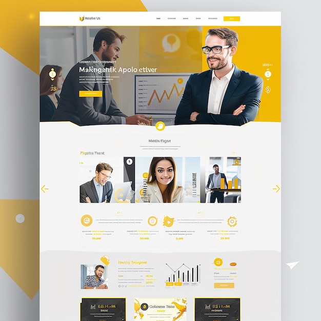 progettazione professionale del layout del sito web per un'azienda specializzata nel trading di oro e criptovalute