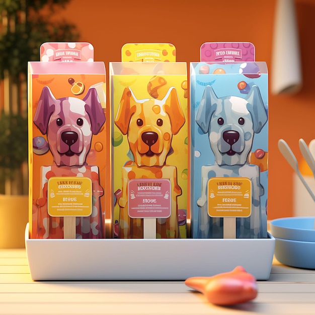 Progetti di packaging e branding di prodotti per animali domestici. Concept creativo e idee innovative