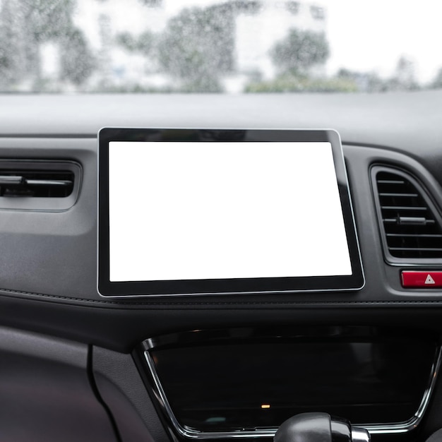 Progetto di schermo trasparente png in auto a guida autonoma