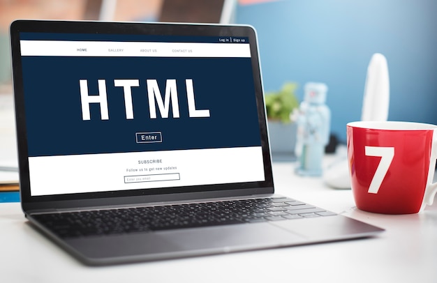 Programmazione dell'icona della tecnologia di codifica HTML