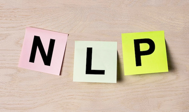 Programmazione neurolinguistica NLP acronimo su carta