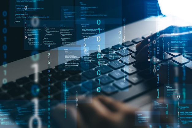 Programmers and cyber security technologies design websites and security in the Social World cyberspace concepts