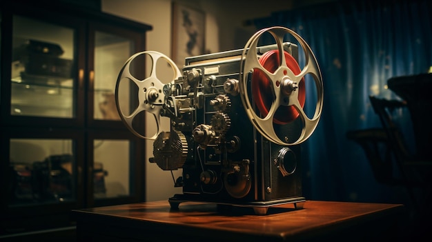 Proiettore di film d'epoca