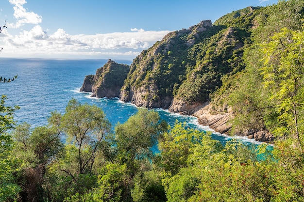 Promontorio nel Parco Nazionale di Portofino