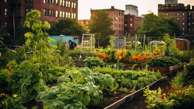 Promozione dell'agricoltura locale nel giardino urbano