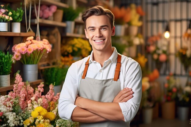 proprietario di un negozio di fiori