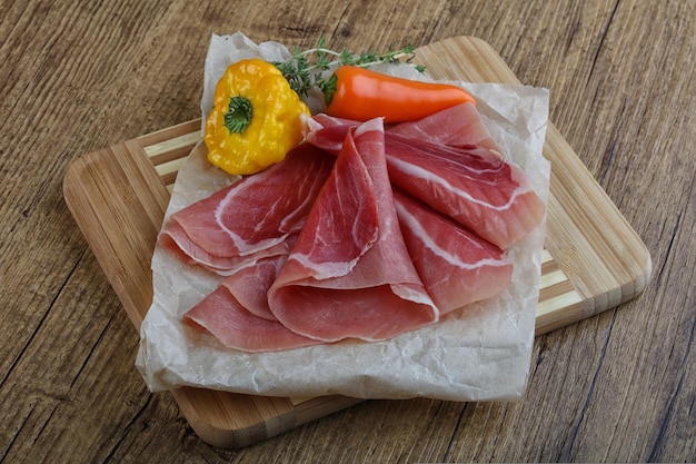 Prosciutto curato