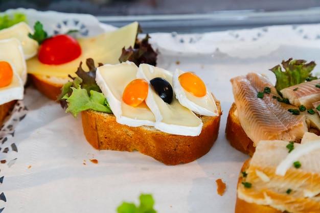Prossimo piano degli aperitivi