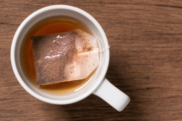 Prossimo piano del caffè sul tavolo