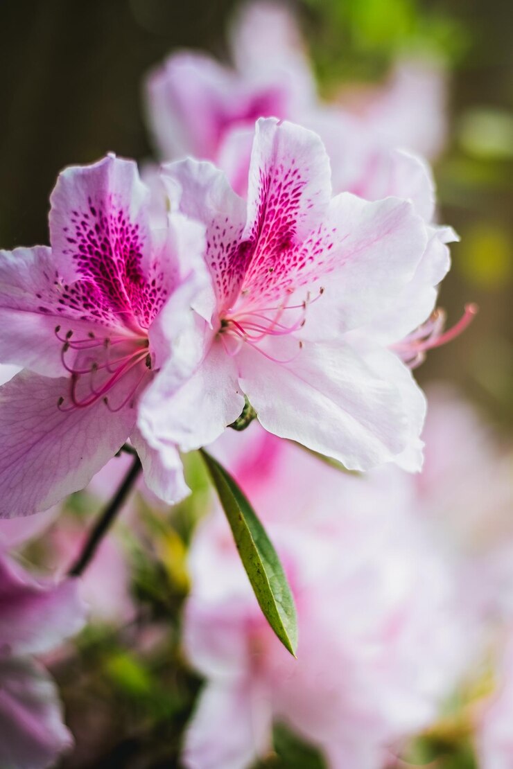 Foto prossimo piano del fiore di ciliegio rosa