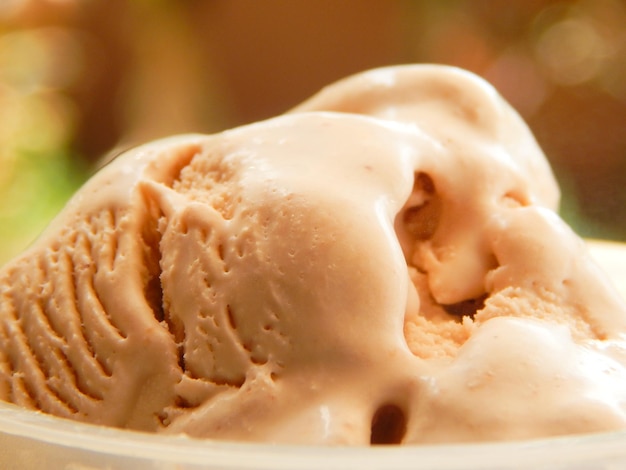 Prossimo piano del gelato