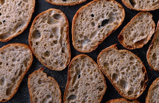 Prossimo piano del pane
