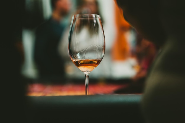 Prossimo piano del vino