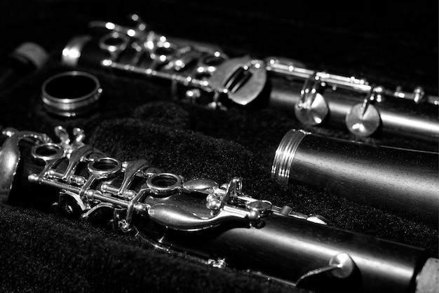 Prossimo piano dell'attrezzatura nel contenitore