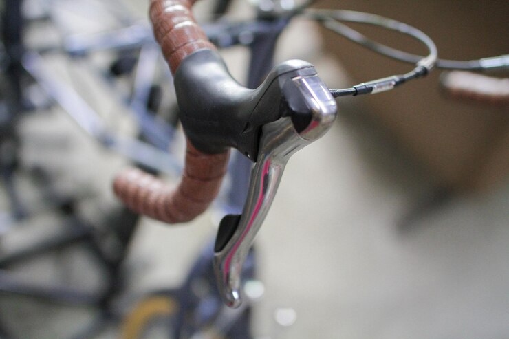 Foto prossimo piano della bicicletta