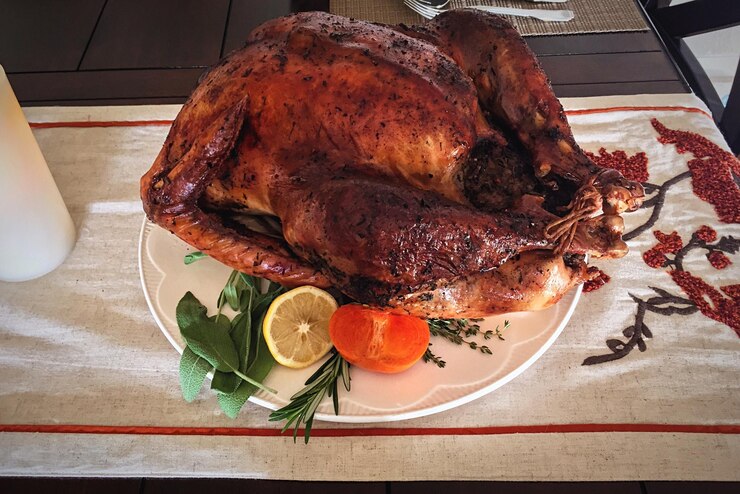 Foto prossimo piano della carne sulla tavola