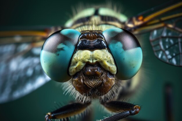 Prossimo piano della libellula