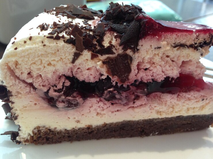 Foto prossimo piano della pasticceria