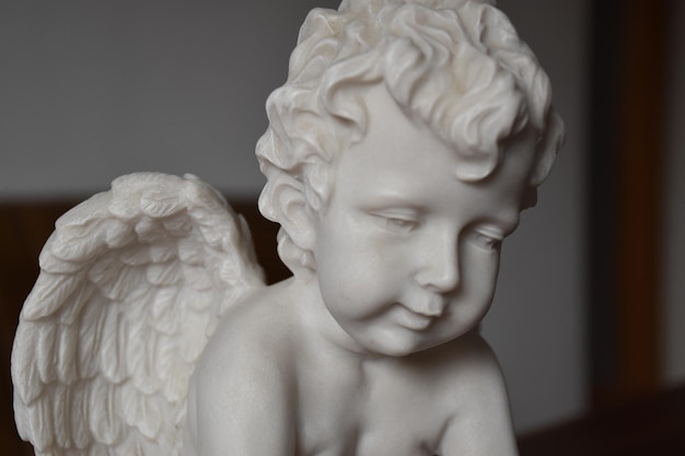 Prossimo piano della statua