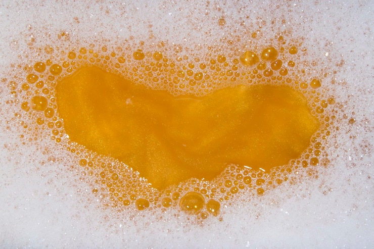 Foto prossimo piano delle bolle d'acqua