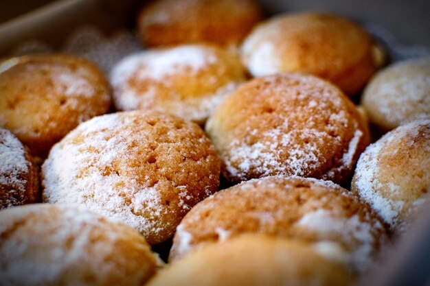Prossimo piano di choux au craquelin