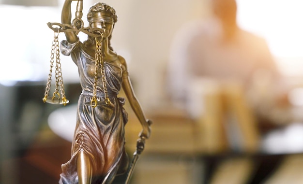Prossimo piano di Lady Justice