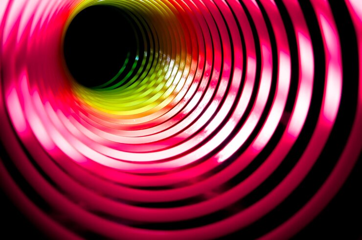 Foto prossimo piano di un modello astratto