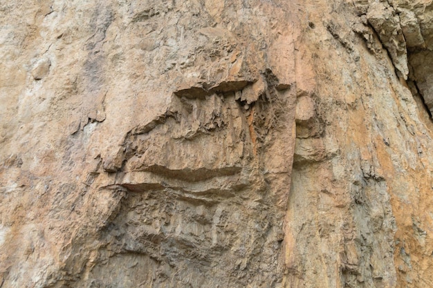 Prossimo piano di una roccia