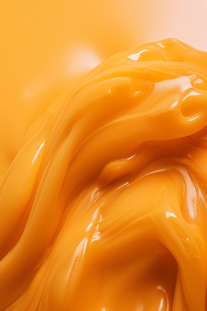 Prossimo piano generato dall'AI di liquido succoso e viscoso