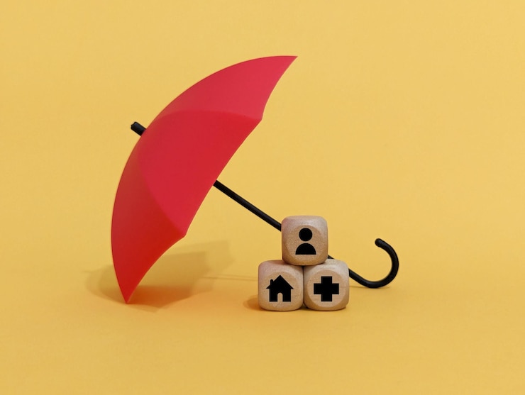 Photo protection insurance concept