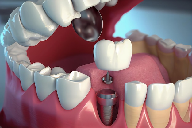 Protesi parziale rimovibile Dentale medicalmente accurato ai