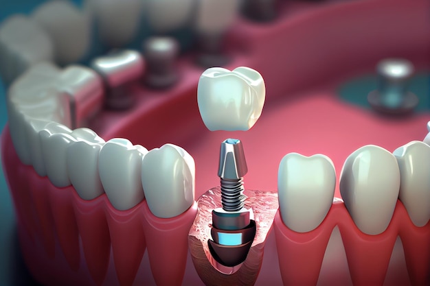 Protesi parziale rimovibile Dentale medicalmente accurato ai