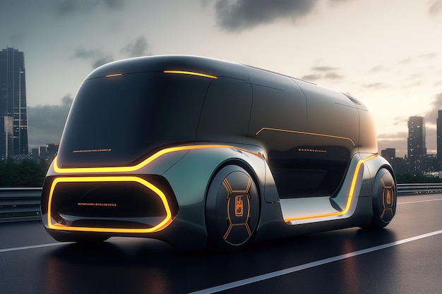 Prototipo di auto dal design futuro