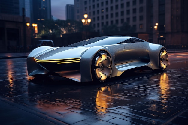 Prototipo di auto dal design futuro