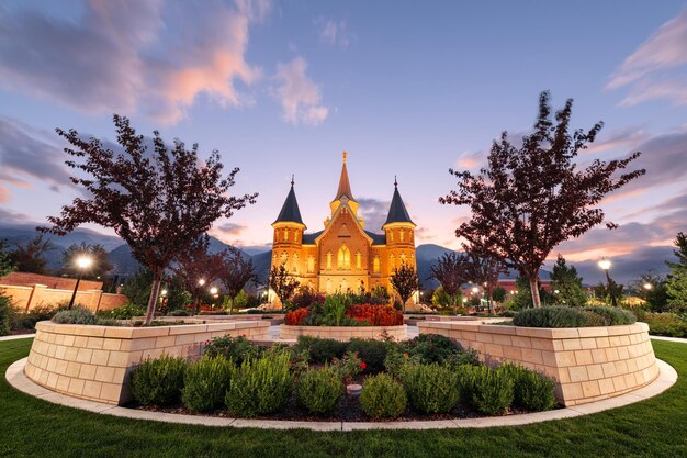 Provo Utah USA al tempio di Provo City Center