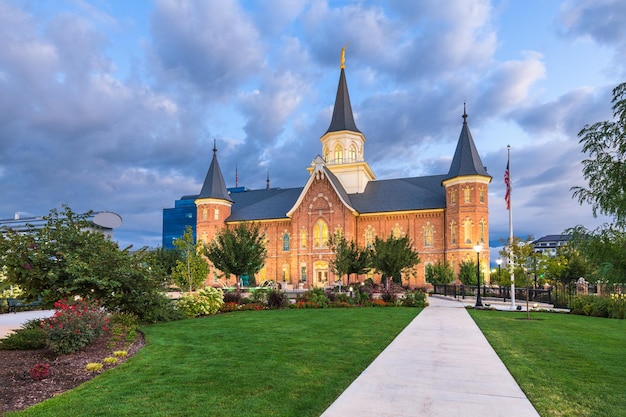 Provo Utah USA al tempio di Provo City Center