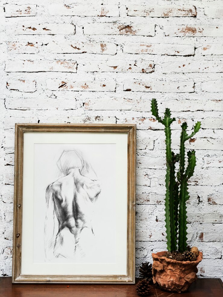 Foto psd plant nature space copy space board