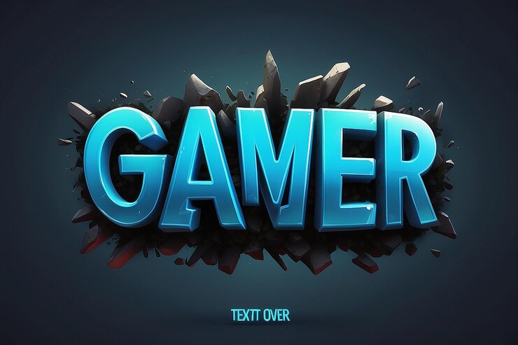 Photo psd text effect game over