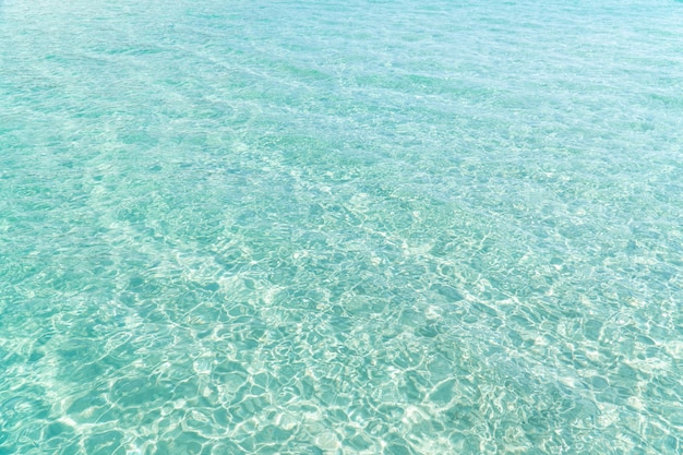 Pulito di onde e acqua sullo sfondo del mare.