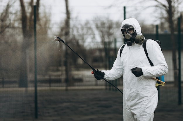 Pulizia e disinfezione in città