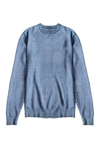 Pullover blu isolato