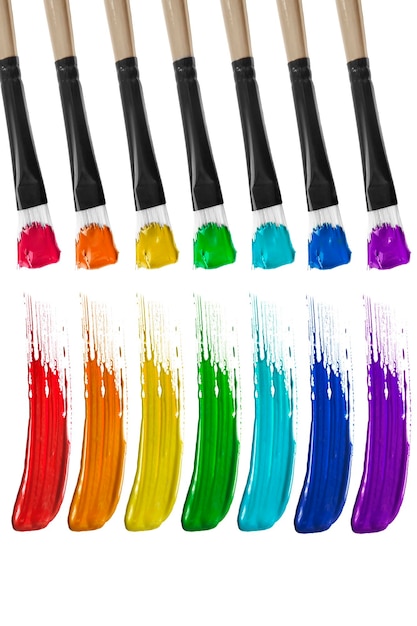 Punti di vernice colorati